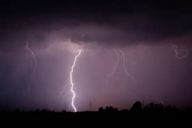 A yellow weather warning is in place for thunderstorms in much of Scotland
