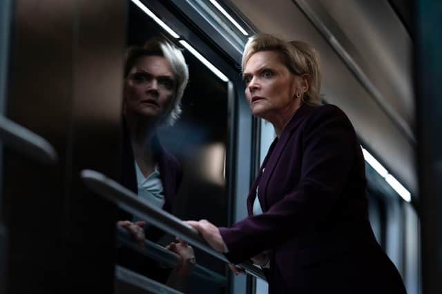 Sharon Small stars in the new BBC thriller Nightsleeper.