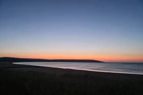 Camped here unaware that radioactive particles have been found at the bay over the last few decades 