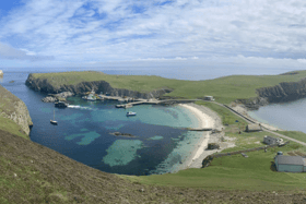 The current school roll on Fair Isle is just two. Picture: PA