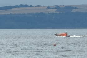 A search is under way for a missing swimmer in the Firth of Forth