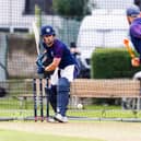Scotland players train ahead of the T20 International Series against Australia at the Grange. (Photo by Mark Scates / SNS Group)