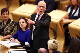 John Swinney doesn't appear to grasp the importance of human rights to people's everyday lives (Picture: Jeff J Mitchell)