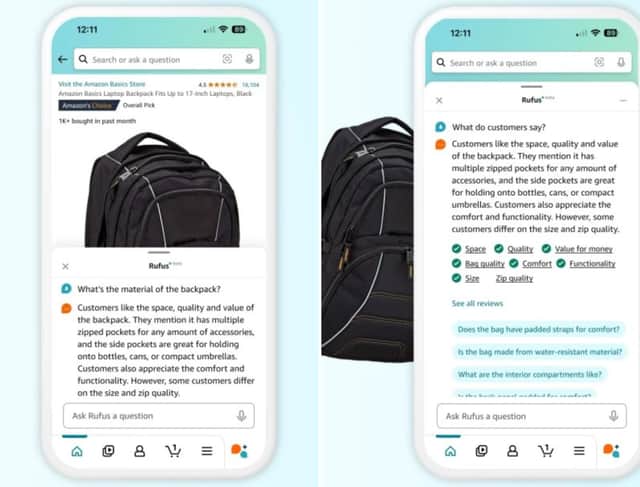 Amazon's AI shop assistant Rufus is launching in the UK. Photo: Amazon
