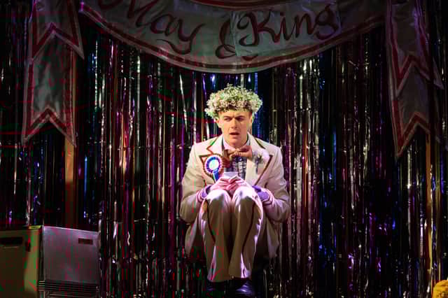 Glen Cunningham in the title role in Scottish Opera's production of Albert Herring