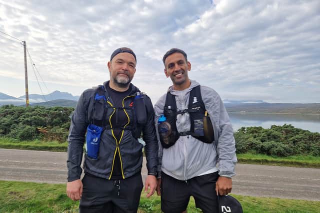 Dale Walker and Ash Chauhan are walking the NC500 for a children's charity
