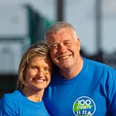 Jenny Hastings with her husband Scott, a former Scottish rugby international