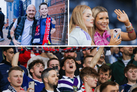 Here are 21 superb photos of Scotland and Poland fans at the Nations League game at Hampden Park last night. Cr: SNS Group.