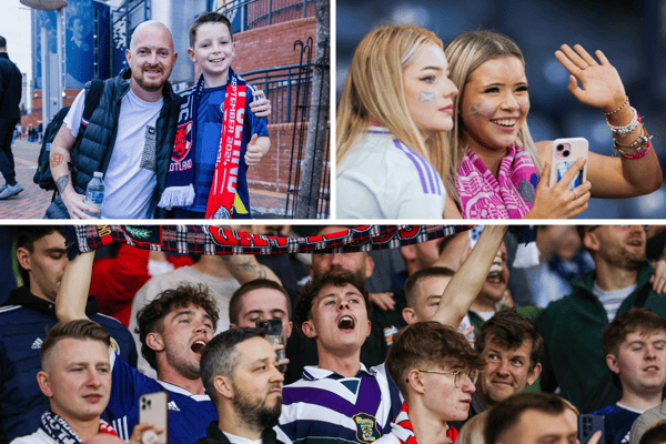 Here are 21 superb photos of Scotland and Poland fans at the Nations League game at Hampden Park last night. Cr: SNS Group.