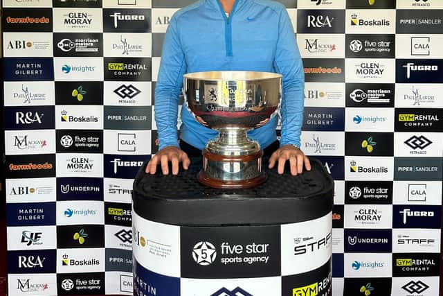 Ben Robinson won the Tartan Pro Tour’s Leven Links Classic presented by Petrasco 

