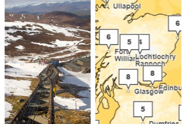 The first snowfall of the autumn has been recorded on Cairn Gorm mountain. Picture: Getty Images/Met Office