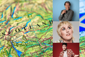 [Top to bottom] John Bishop, Maisie Adam and Scotland's own Larry Dean are just some of the comedy tours set to arrive in Scotland before the end of 2024. Here's our 15 picks what to see before the Christmas rush.