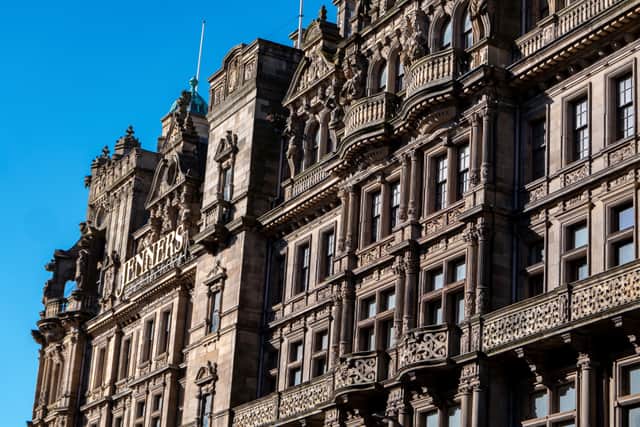 The work will restore the stonework of the Princes Street building. Picture: Alistair Leith