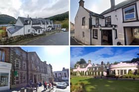 Some of the Scottish hotels that are currently on the market.