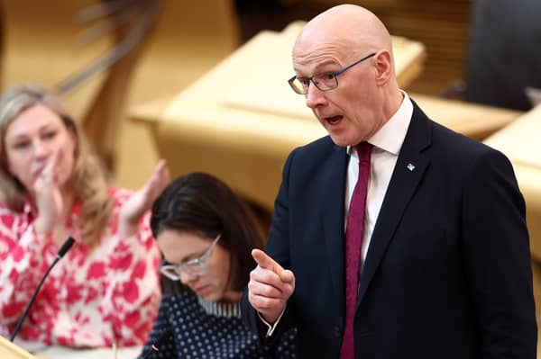First Minister John Swinney