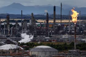 Grangemouth's oil refinery is set to close with the loss of 400 jobs (Picture: Jeff J Mitchell)
