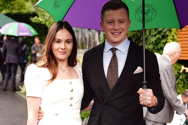 Holly Ramsay and Adam Peaty who have announced their engagement. Picture: Aaron Chown/PA Wire