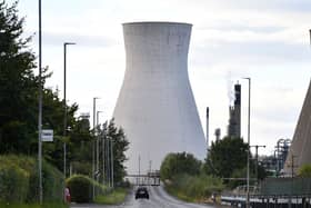 The main tower at the Grangemouth refinery, which will close in the second quarter of next year. Picture: Michael Gillen