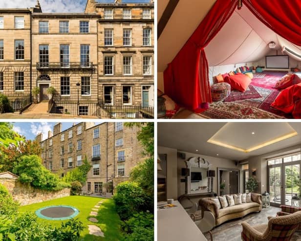 The townhouse is located at one of Edinburgh's most exclusive addresses.