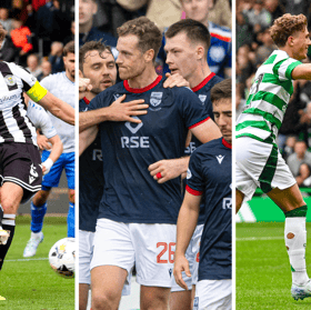 Here are the 11 players that made the Scottish Premiership team of the week. Cr: SNS Group.