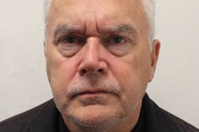A mugshot of former BBC broadcaster Huw Edwards who has been sentenced at Westminster Magistrates' Court in London,  to six months' imprisonment suspended for two years after admitting accessing indecent images of children. Picture: Metropolitan Police/PA Wire