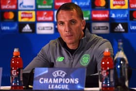 Celtic boss Brendan Rodgers will be without four first team players for the visit of Bayern Munich. Cr: Getty Images.