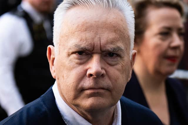Former BBC broadcaster Huw Edwards arriving at Westminster Magistrates' Court in London. Picture: Aaron Chown/PA Wire