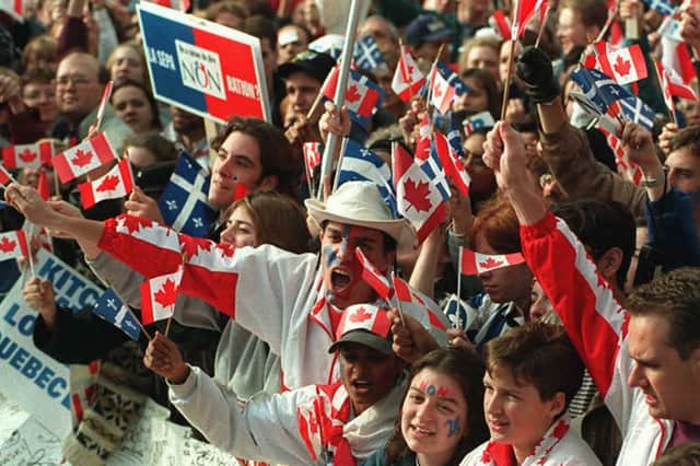In 1995, Quebeckers voted by a whisker against seceding from Canada (Picture: Andre Pichette)