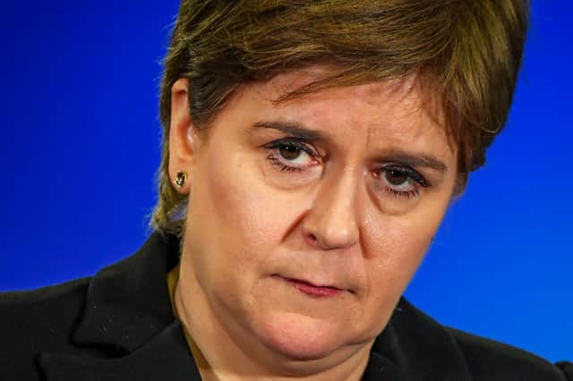 Former first minister Nicola Sturgeon.