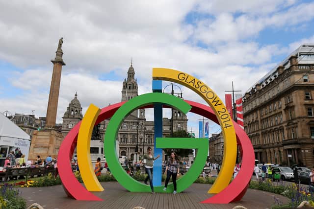 The Glasgow 2014 Commonwealth Games emblem.