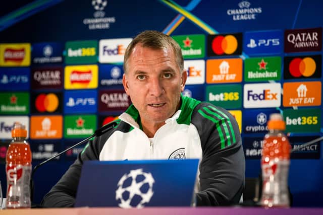 Celtic manager Brendan Rodgers.