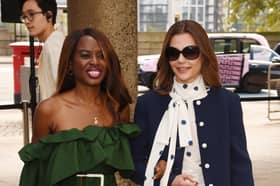 Victoria Starmer and TV presenter June Sarpong attend Edeline Lee's show during London Fashion Week (Picture: Eamonn M. McCormack)
