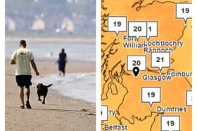 Temperatures will soar as high as 21C in parts of Scotland this week