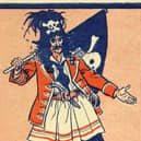 We have a long history of fascination with pirates as this illustration for Gilbert and Sullivan's comic opera The Pirates of Penzance shows