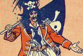 We have a long history of fascination with pirates as this illustration for Gilbert and Sullivan's comic opera The Pirates of Penzance shows