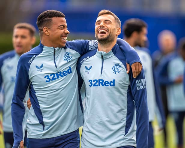 One Rangers striker has been tipped to move to the EPL in the future. Cr: SNS Group.