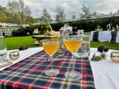 Guests at the Glasshouse in Edinburgh were given two cocktails, made with Botanist gin.