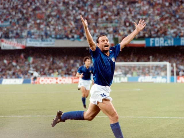 Iconic Italian forward Salvatore Schillaci has died, aged 59. Cr: Getty Images.