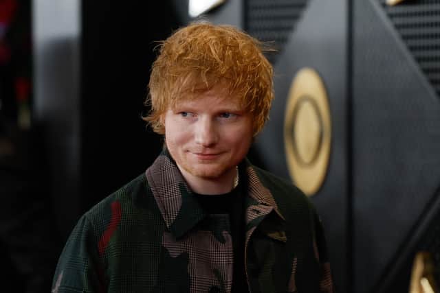 Ed Sheeran paid a surprise visit to Muirhouse Library and West Pilton Neighbourhood Centre in North Edinburgh.