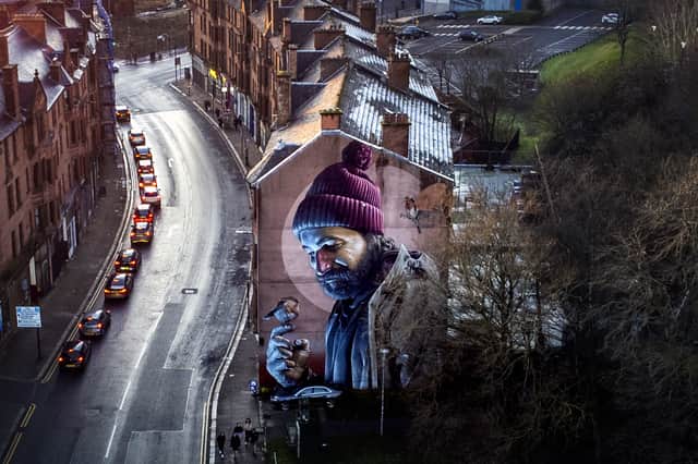High Street in Glasgow saw weekend nitrogen dioxide reductions of 35 per cent