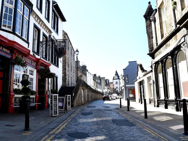 The High Street in South Queensferry. Picture: Lisa Ferguson