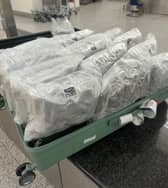 The haul of £600,000 worth of cannabis seized at Stansted Airport