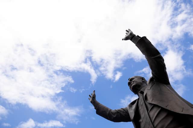The Walter Smith statue at Ibrox.