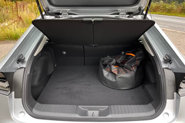 The boot of the new Toyota Prius is smaller than the old one, but still competitive for the segment. Credit: Steven Chisholm