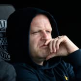 Hearts sacked Steven Naismith, pictured in the dugout at St Mirren, after a run of eight successive defeats.