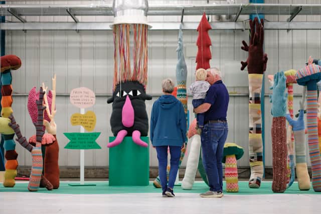 Aberdeenshire designer Donna Wilson's 'woolly wonderland' creatures are being showcased at the Dundee Design Festival. Picture: Grant Anderson