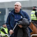 Falkirk manager John McGlynn arrives at Celtic Park for the Premier Sports Cup quarter-final. (Photo by Craig Foy / SNS Group)
