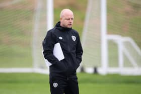 Steven Naismith was sacked as Hearts manager on last month.