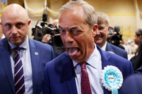 Nigel Farage, seen after winning the Clacton and Harwich constituency in July's general election, could lead his Reform UK party into third place in Scottish politics (Picture: Dan Kitwood)