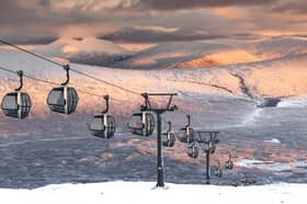 An artist's impression of how the Glencoe's new gondola would look
